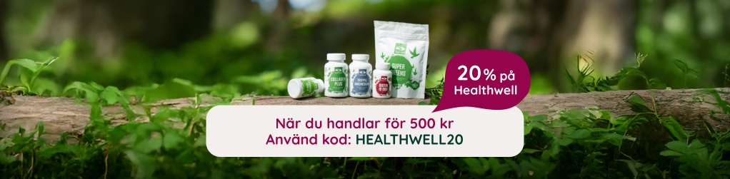 Handla fr 500 kr och f 20% rabatt p hela Healthwell